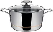[Scanpan] 26976 Axis 24cm/5.2L Dutch Oven - Brushed/Copper