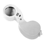 40x Folding Loupe Jewelry Optical Glass 25mm Handheld Loupe for Reading Jewelers
