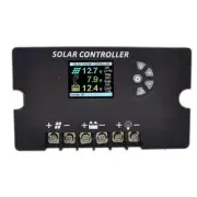 12V/24V PWM Solar Controller 30A with Color LCD Screen, Adjustable Voltage4886
