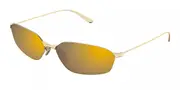 Balenciaga BB0412S 004 Men's Sunglasses Gold Size 62