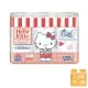 【春風】Hello Kitty甜蜜系印花廚房紙巾120組x6捲x2串