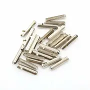 Silver 20PCS Shoe Lace DIY Replacement Aglets Heads Ends Tips Shoelaces Repair Metal