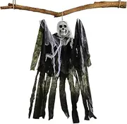 Halloween Ghost Decoration, Creepy Ghost Prop Skull Horror Ghost, Horror Grim Skeleton Ghost Spooky Party Props for Patio Lawn Garden Indoor/Outdoor Decoration