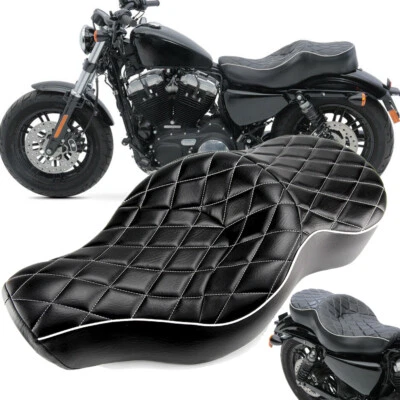 Driver Passenger Seat Two Up For Harley Sportster XL 1200C XL 1200L XL 883L Iron
