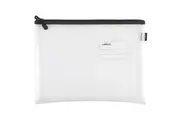 Celco Work School Storage Zipper Pouch A4 Paper Pencil Documents Mesh Case Clear