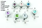 My Flower ID Badge Tag Holder Retractable Reel for Lanyard & ID Badge Holder