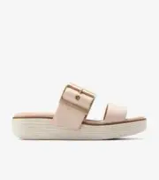 Cole Haan OriginalGrand W29422 Sandal Women's US 8.5 Ivory Platform Slide FZP037