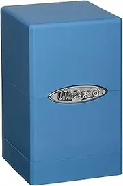 Light Blue Satin Tower Deck Boxes