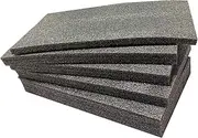 60/80/100Mm Thick Black Foam Padding, Foam Sheets for Cases, Toolbox, Storage And Crafts(60mm)