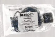 6 Starnds Of Blue Iris Beads & Blue Thread By The Bead Smith