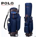 包郵POLO新款高爾夫球包 男款高爾夫包輕便拉桿帶輪子高爾夫球袋