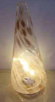 Target Medium Marbled Glass Gold & White Christmas Tree 2023 W LED Light Set