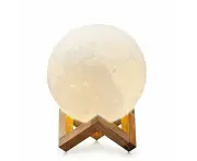 20CM USB Dimmable 3D Magical Moon Lamp Touch Sensor LED Night Light Moonlight