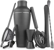 Cocktail Shaker Set, 8 Piece Bartender Kit Bar Set Including Shaker, Professiona