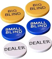 CHICAMPERA 2 Sets Bingo Chips Markers for Math Learning Counting Sorting Grouping Gambling Chips for Rewards Games Comfortable Touching Surface Practical Game Accessory