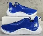 NEW Under Armour Team Curry 10 Blue Basketball Shoes Sneakers Mens Size 11.5