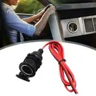 1× Universal Car Cigarette Lighter Power Socket Outlet Plug Adapter Accessories