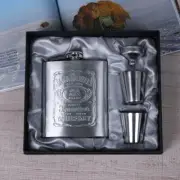 8oz Outdoors Portable Pocket Hip Flask Whisky Flask Alcohol Container Gift Box