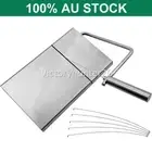 Cheese Cutter Board Cake Dofu Butter Slicer + Wire Stainless Steel Blades OZ