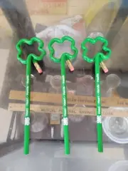 Lor Of 3 Novelty 4H Lead Pencils Head Hart Hands Health