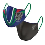 New Zealand Warriors NRL Small Adult Reversible Washable Face Mask