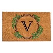Creative Products Laurel Monogram Circle - V 30 x 20 Door Mat