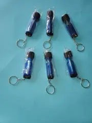 6 Pcs Mini Flashlight Keychains Bulk Plastic Portable with screwdriver set