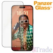 PanzerGlass Tempered Glass Screen Protector for Apple iPhone 15 Pro or Pro Max