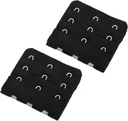 [TINEASUR] 10pcs Women's Bra Extension Buttons Comfortable Bra Extender Hooks Elastic Bra Extenders Bra Buckle 3 Rows Design