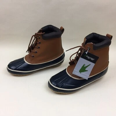 Frogg Toggs Men's Storm Watch Campus Lace-up Duck Boots Men’s Size 9 New