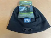 REALTREE PANTHER VISION POWER CAP BLACK 3555 LIGHTED BEANIE PIG LOGO NEW