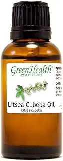 Litsea Cubeba Essential Oil - 1 fl oz - Amber Glass Bottle w/Euro Dropper