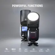 NEEWER Z1-C Z1-N Z1-S TTL Round Head Flash Light Speedlite For Sony Nikon Canon