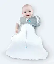 [Swaddle Up™ Transition Bag Hip Harness] Grey •Original Cotton