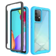 MCC Shockproof Bumper Case Samsung Galaxy A53 5G Clear Back Cover A536 [Sky Blue]
