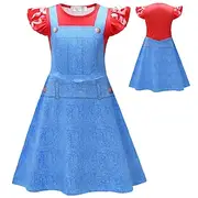 Lilo Dress Cosplay Costume Adventure Movie Cosplay Movie Cosplay for Girls' Kid's Halloween Carnival World Book Day Performance Educational Dress Up School Eve