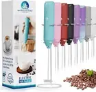 Powerful Milk Frother Handheld Foam Maker, Mini Whisk Drink Mixer for Coffee