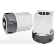 Metal Spring Collet Chuck Holder Square Block CNC Lathe Engraving Machine Tools