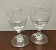 NIB set Of 2 Portmeirion Sophie Conran Wine Glass HTF glasses Beautiful