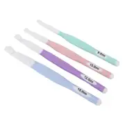 4 Pcs Crochet Hooks Clear Scale Plastic Crochet Hook Set For Knitting Carpet YEK