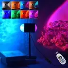 2 in 1 Water Ripple Sunset Lamps Up to 400 Colours USB Sunset Ocean Lights Re...
