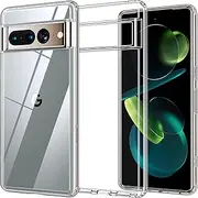 Ultra Slim Premium Crystal Clear Case for Google Pixel 7 Pro (6.7”) – TPU Gel Back Case, Shock Absorption, Wireless Charging Compatible (Pixel 7 Pro, Gel)