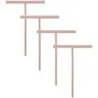 4Pcs T Shape Crepe Maker Pancake Batter Wooden Spreader Stick, Wooden Crepe ToI1