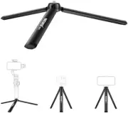 Compact Metal Tripod Stand for Cameras and Gimbals - Portable Desktop Support