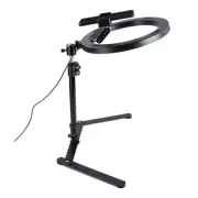 Desktop Led Selfie Remote Light, Phone Stand Holder Circle Fill Video Lamp5657
