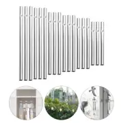 18 Pcs Wind Chime Tube DIY Textbook Crafts for Kids Pipe Tubes Child