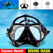 Swimming Snorkel Goggles Diving Face Mask Scuba Glasses Mount For Action Cameras