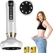 Bluile Anti Cellulite Massager - Handheld 12 Gear Cellulite Remover for Rapid Burning (White)