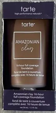 Tarte ‘Rich Honey’ 57H Amazonian Clay 16-hour Foundation NEW