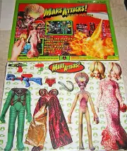 Mars Attacks RARE Vintage 1997 magnetic dress up kit